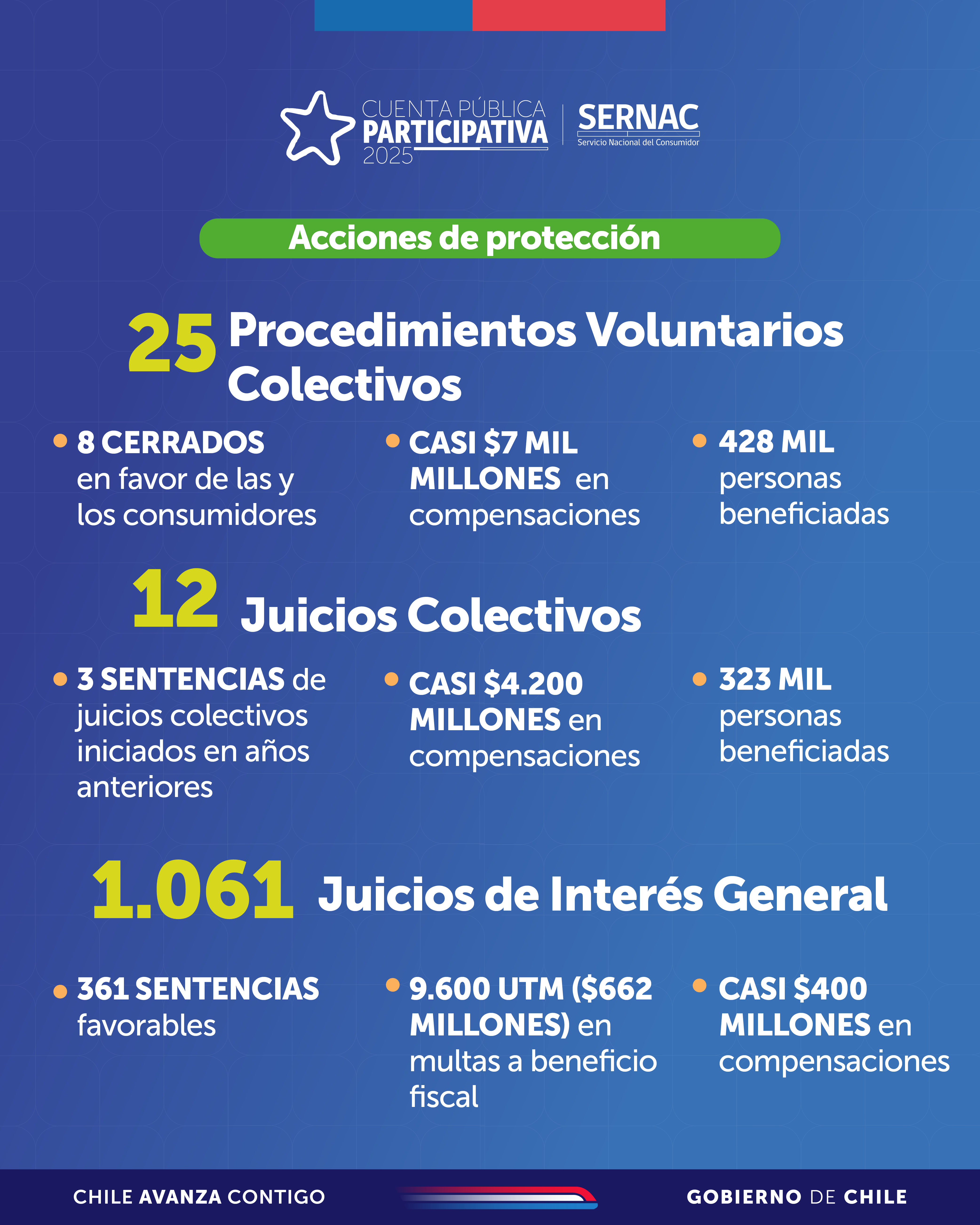 Acciones de protección SERNAC 2024