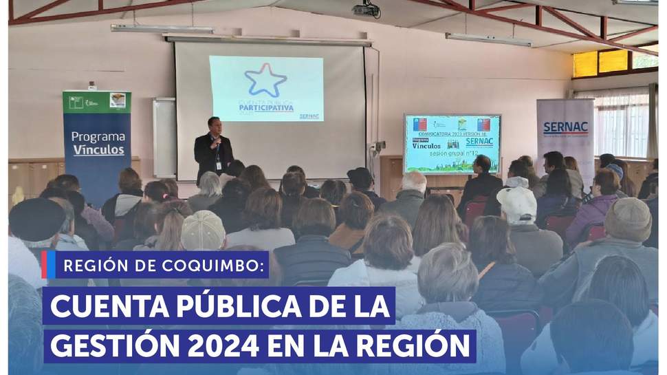 Coquimbo: SERNAC realizó la Cuenta Pública para informar su gestión 2024 Coquimbo: SERNAC realizó la Cuenta Pública para informar su gestión 2024