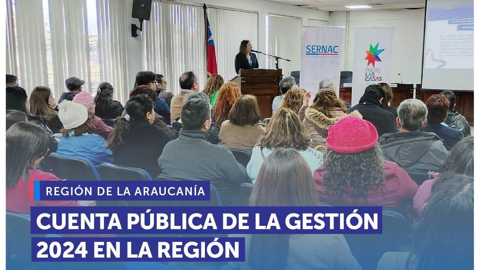 La Araucanía: SERNAC realizó la Cuenta Pública para informar su gestión 2024 La Araucanía: SERNAC realizó la Cuenta Pública para informar su gestión 2024