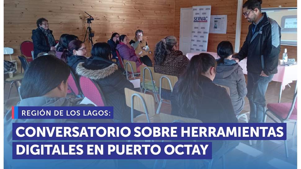 Los Lagos: Conversatorio sobre herramientas digitales para mujeres en Puerto Octay
