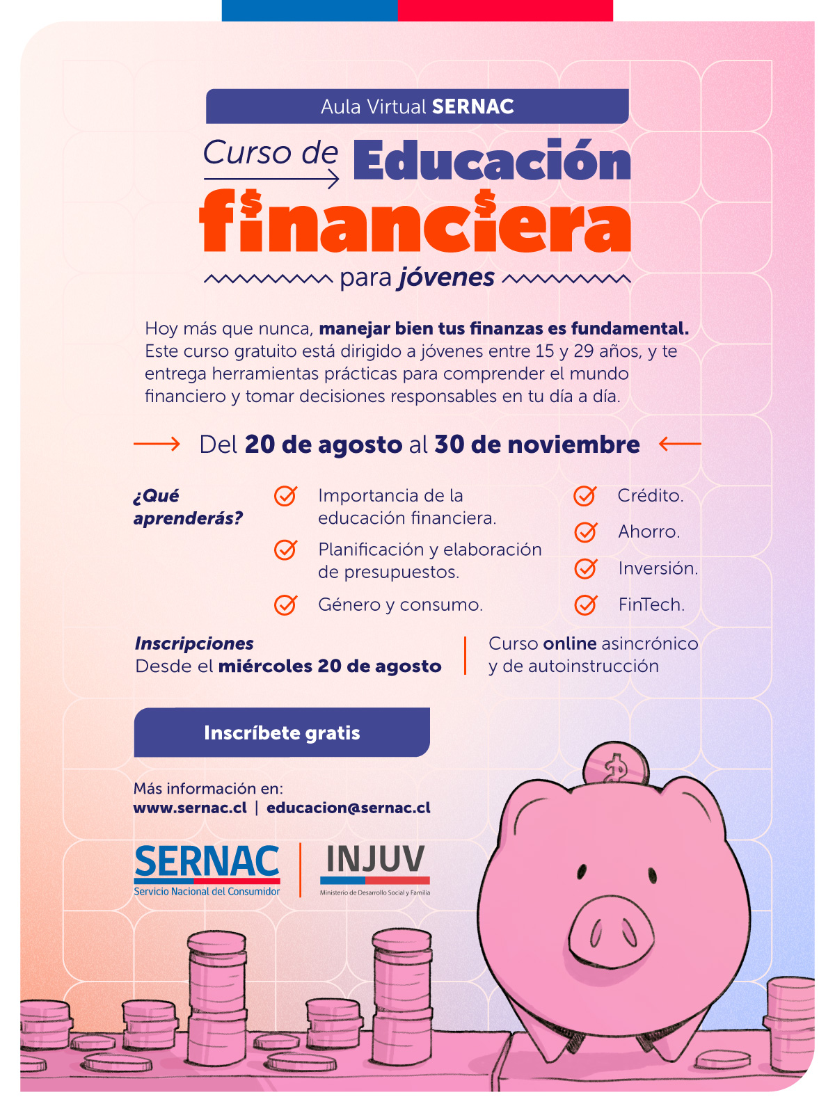 Afiche Curso Educacion Financiera Jovenes Afiche Curso Educacion Financiera Jovenes