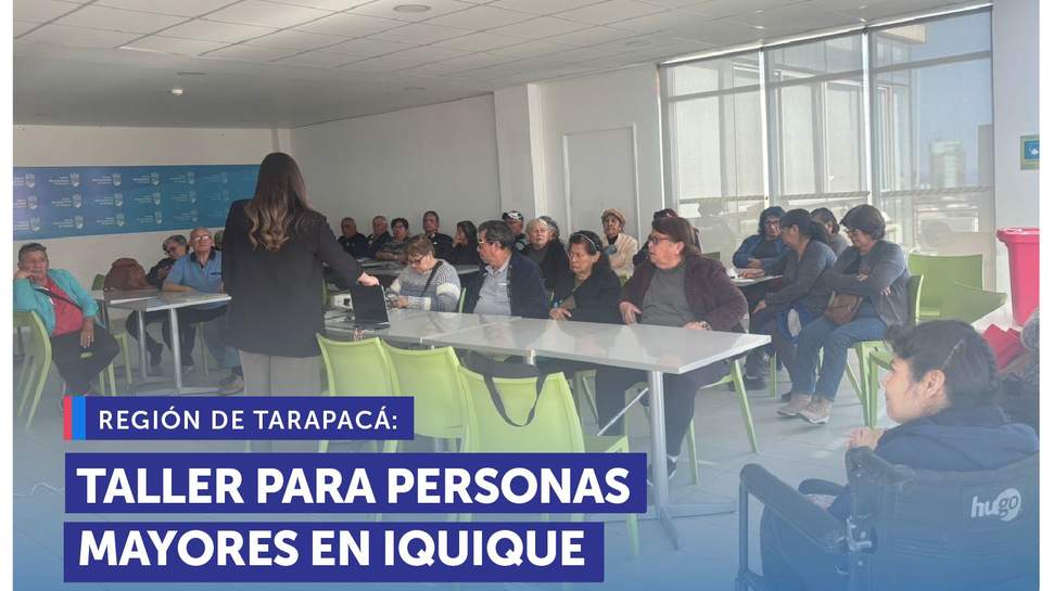 Tarapacá: SERNAC realiza taller para personas mayores sobre derechos en consumo