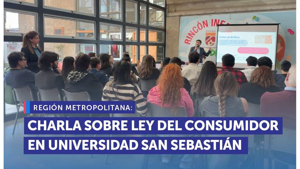 Metropolitana: Charla sobre acciones individuales y la Ley del Consumidor en Universidad San Sebastián Metropolitana: Charla sobre acciones individuales y la Ley del Consumidor en Universidad San Sebastián