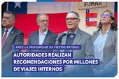 Autoridades proyectan hasta 1,9 millones de viajes internos para Fiestas Patrias Autoridades proyectan hasta 1,9 millones de viajes internos para Fiestas Patrias