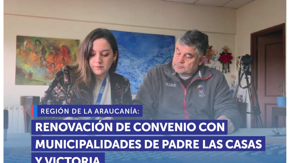 La Araucanía: SERNAC renovó convenios de colaboración con las Municipalidades de Padre Las Casas y Victoria