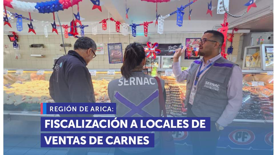 Arica: SERNAC y Seremi de Salud fiscalizaron carnicerías en la capital regional Arica: SERNAC y Seremi de Salud fiscalizaron carnicerías en la capital regional