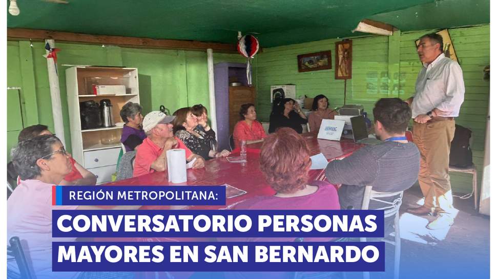 Metropolitana: Conversatorio para mejorar la experiencia de atención de personas mayores en San Bernardo