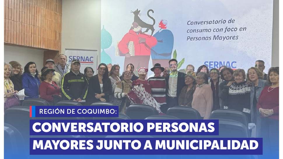 Coquimbo: Conversatorio de consumo a personas mayores en Centro de Bienestar "Armonía"