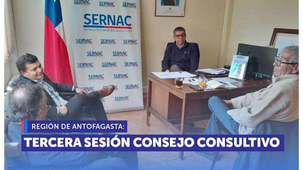 Antofagasta: SERNAC explicó estado de demandas colectivas durante tercera sesión del Consejo Consultivo Regional Antofagasta: SERNAC explicó estado de demandas colectivas durante tercera sesión del Consejo Consultivo Regional