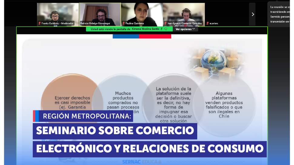 Metropolitana: SERNAC participa en seminario sobre comercio electrónico y relaciones de consumo Metropolitana: SERNAC participa en seminario sobre comercio electrónico y relaciones de consumo