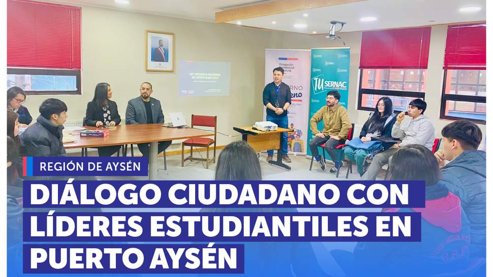 Aysén: Diálogo ciudadano con líderes estudiantiles en Puerto Aysén Aysén: Diálogo ciudadano con líderes estudiantiles en Puerto Aysén
