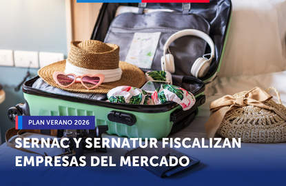 Plan Verano 2026: SERNAC y SERNATUR fiscalizan al mercado del turismo