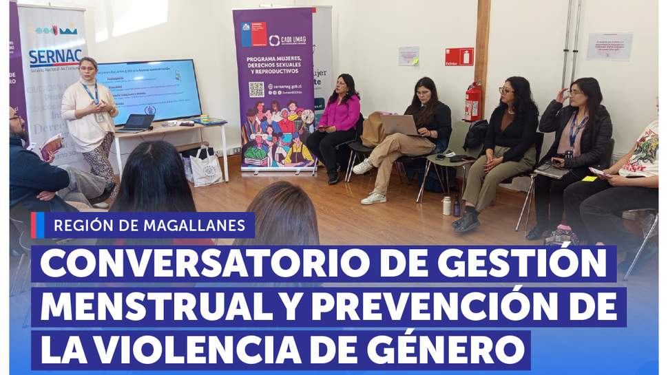 Magallanes: Conversatorio sobre la Gestión Menstrual y prevención de la violencia de género