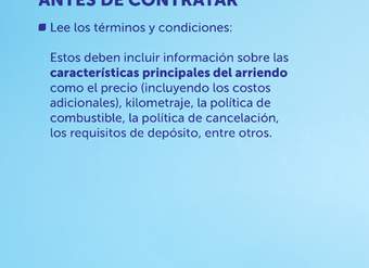 Recomendaciones antes de contratar un Rent a Car