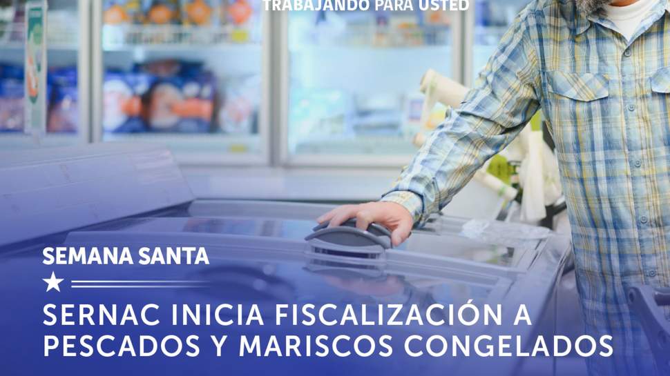 Semana Santa: El SERNAC inicia fiscalización a pescados y mariscos congelados