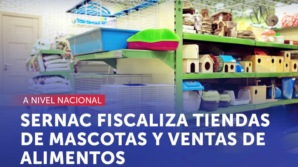SERNAC fiscaliza tiendas de mascotas y venta de alimentos a lo largo del país