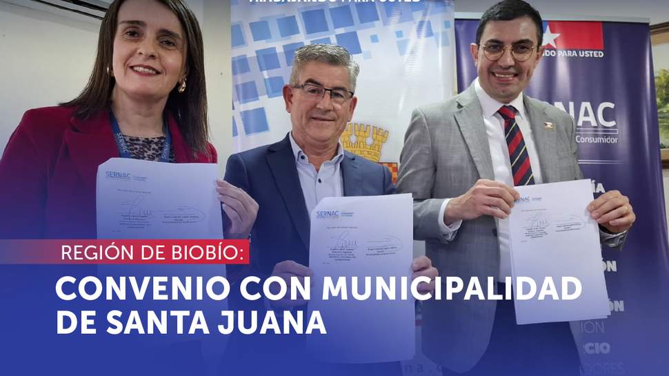 Biobío: SERNAC firma convenio de colaboración territorial con la Municipalidad de Santa Juana