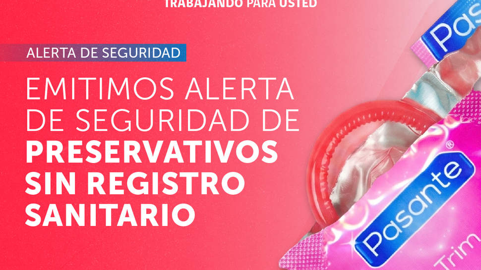 SERNAC alerta de seguridad de preservativos