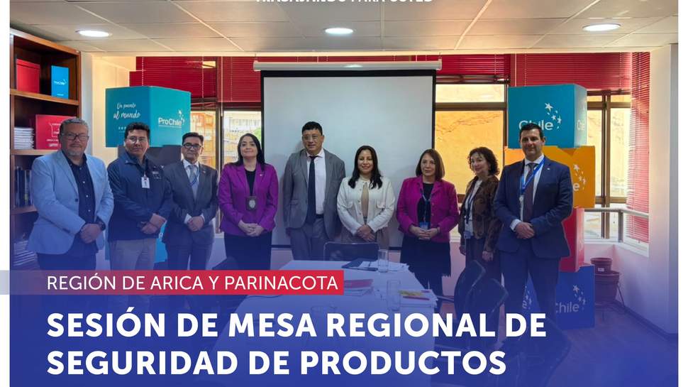 Arica: SERNAC lidera la primera sesión anual de la Mesa Regional de Seguridad de Productos