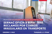 SERNAC oficia a empresa Bipay tras reclamos por cobros duplicados e irregulares en el transporte