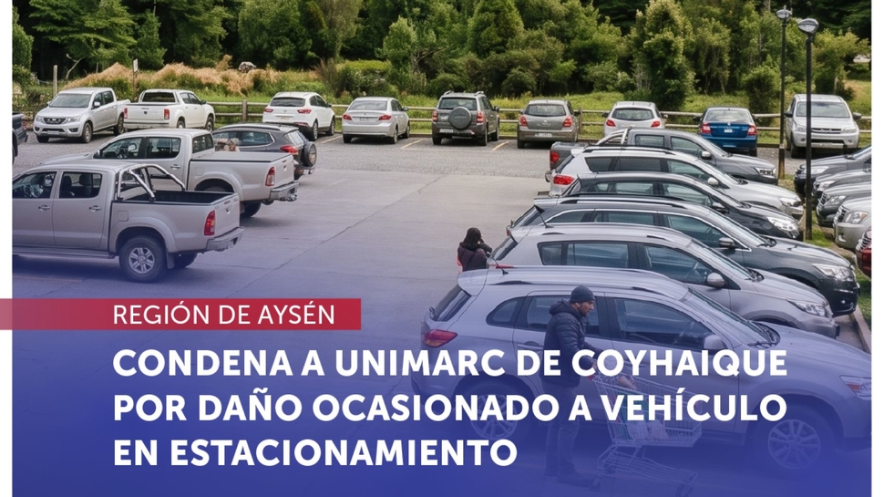 Aysén: Justicia condena a supermercado Unimarc por daño ocasionado a vehículo en estacionamiento