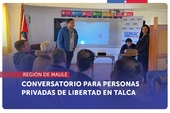 Maule: Primer conversatorio de consumo para personas privadas de libertad en Talca