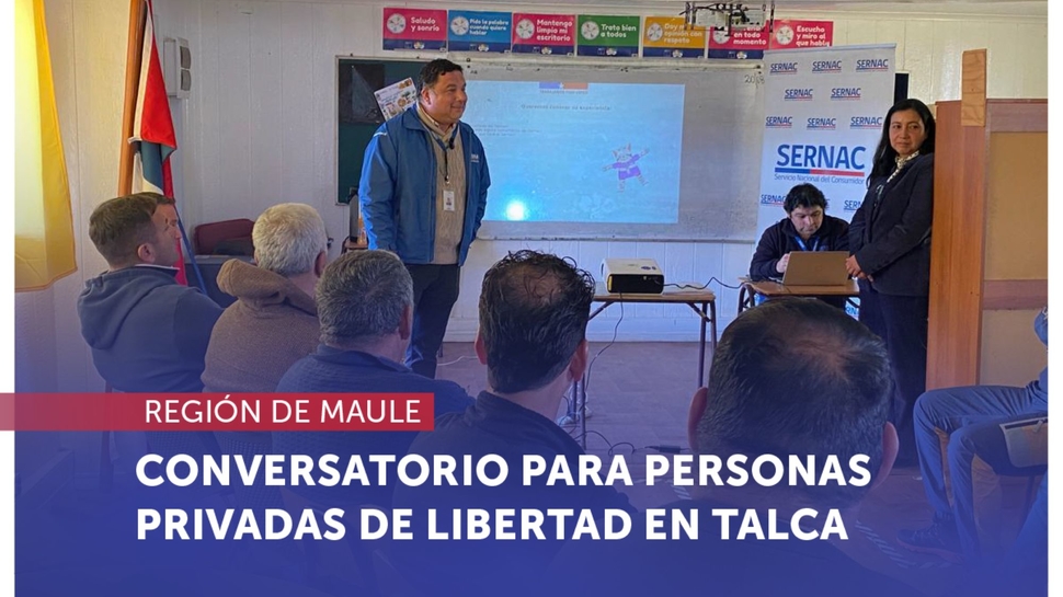 Maule: Primer conversatorio de consumo para personas privadas de libertad en Talca