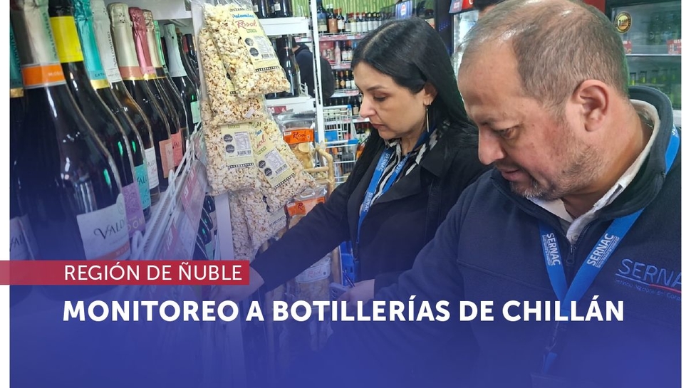 Ñuble: SERNAC monitoreó el comportamiento de las botillerías en Chillán previo a Fiestas Patrias