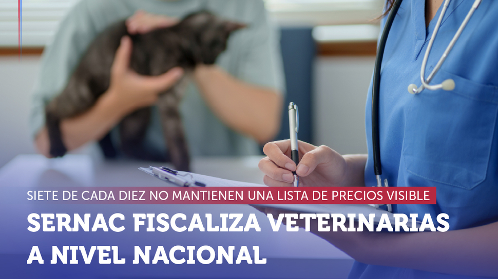 Fiscalización a veterinarias: 7 de cada 10 no mantienen una lista de precios visible