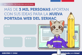 Más de 3 mil personas aportan con sus ideas para la nueva portada web del SERNAC