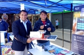 Director SERNAC Los Lagos, Miguel López, Feria por una Navidad Segura Puerto Montt