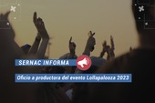 Oficio a Productora Lotus por cambio en la parrilla de artistas de Lollapalooza 2023 Oficio a Productora Lotus por cambio en la parrilla de artistas de Lollapalooza 2023