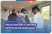 O'Higgins: Seremi de Salud y SERNAC fiscalizan centros estéticos en Rancagua