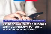 Tras acuerdo del SERNAC, más de dos millones de personas serán compensadas por Entel