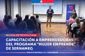Metropolitana: Capacitación a más de un centenar de emprendedoras del programa "Mujer Emprende"