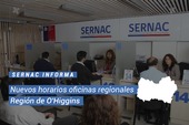 O'Higgins: Conoce el nuevo horario de atención de la oficina regional O'Higgins: Conoce el nuevo horario de atención de la oficina regional