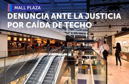 SERNAC denunció ante la Justicia a Mall Plaza tras caída de techo que afectó a consumidora