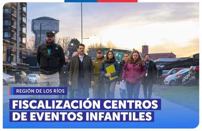Los Ríos: SERNAC junto a diversos servicios públicos fiscalizaron centros de eventos infantiles