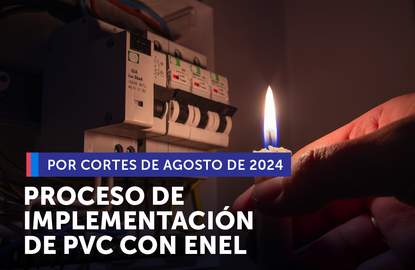 Acuerdo ENEL: Se inicia proceso de implementación por los cortes de luz en agosto pasado
