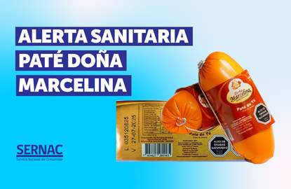 SERNAC se suma a MINSAL y llama a no consumir paté de jamón “Doña Marcelina” afectado por listeria