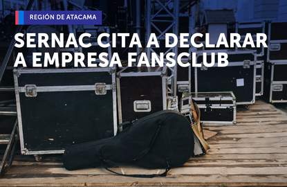 Atacama: SERNAC citó a declarar a representante legal de empresa a cargo del suspendido concierto de Los Tres
