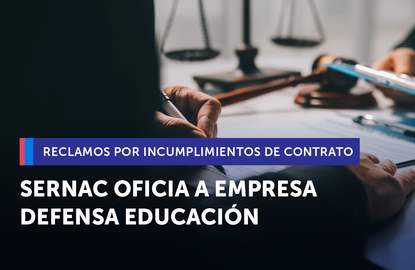 SERNAC oficia a Defensa Educación tras reclamos que apuntan a un cese de operaciones