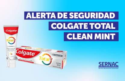 SERNAC emite alerta para pasta dental Colgate: saborizante podría causar efectos adversos
