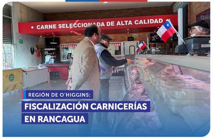 O'Higgins: SERNAC y Seremi de Salud fiscalizan carnicerías en Rancagua