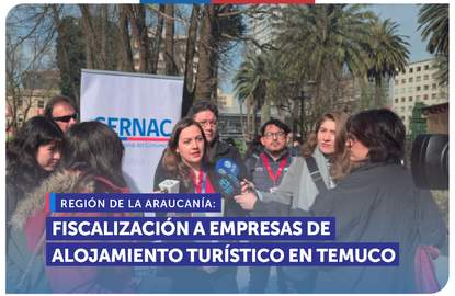 La Araucanía: Fiscalización a empresas de alojamiento turístico en Temuco