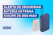 Batería Externa (Power Bank) Xiaomi, modelo PB2030MI, año 2024.