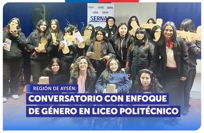 Aysén: Conversatorio con enfoque de género en Liceo Politécnico de Puerto Aysén