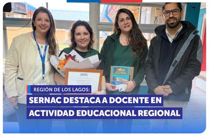 Los Lagos: Reconocimiento docente de jardín infantil en Puerto Montt