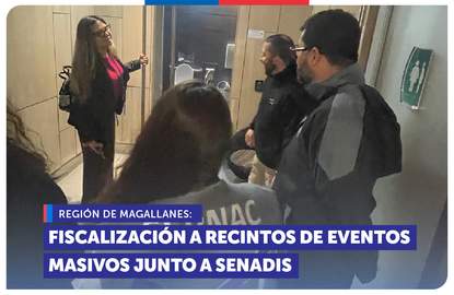 Magallanes: SERNAC fiscalizó recintos de eventos masivos junto a SENADIS