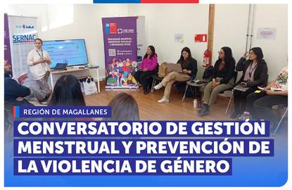 Magallanes: Conversatorio sobre la Gestión Menstrual y prevención de la violencia de género